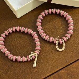 Lucky horseshoe and number 7 bracelets. NWOT.